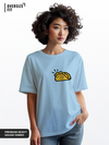 Inhale Tacos Oversize Tee