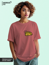 Inhale Tacos Oversize Tee