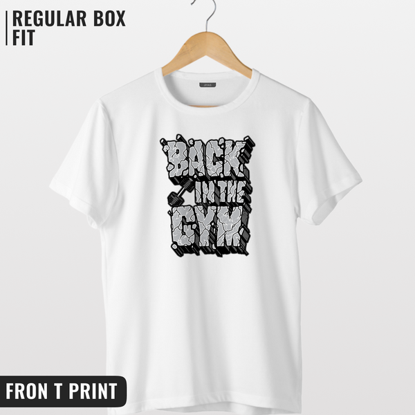 Back in the gym T-shirt